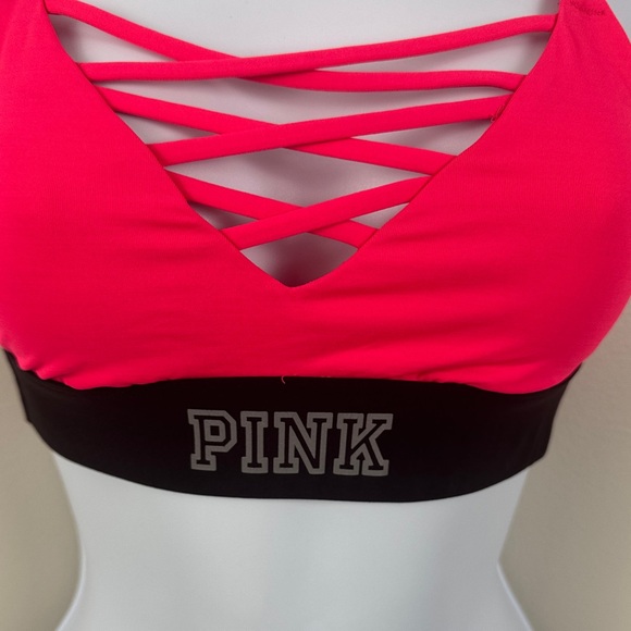 ✨3/$25✨ Pink Victoria’s Secret Women's Strappy Bralette - XS - Picture 2 of 6